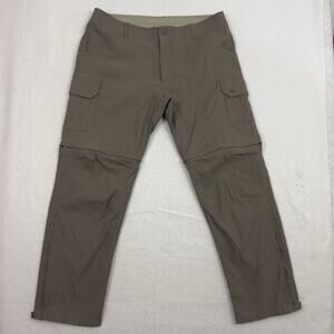 Kuhl Pants Mens 38x32 Renegade Cargo Convertible Stealth Nylon Hiking Waterproof